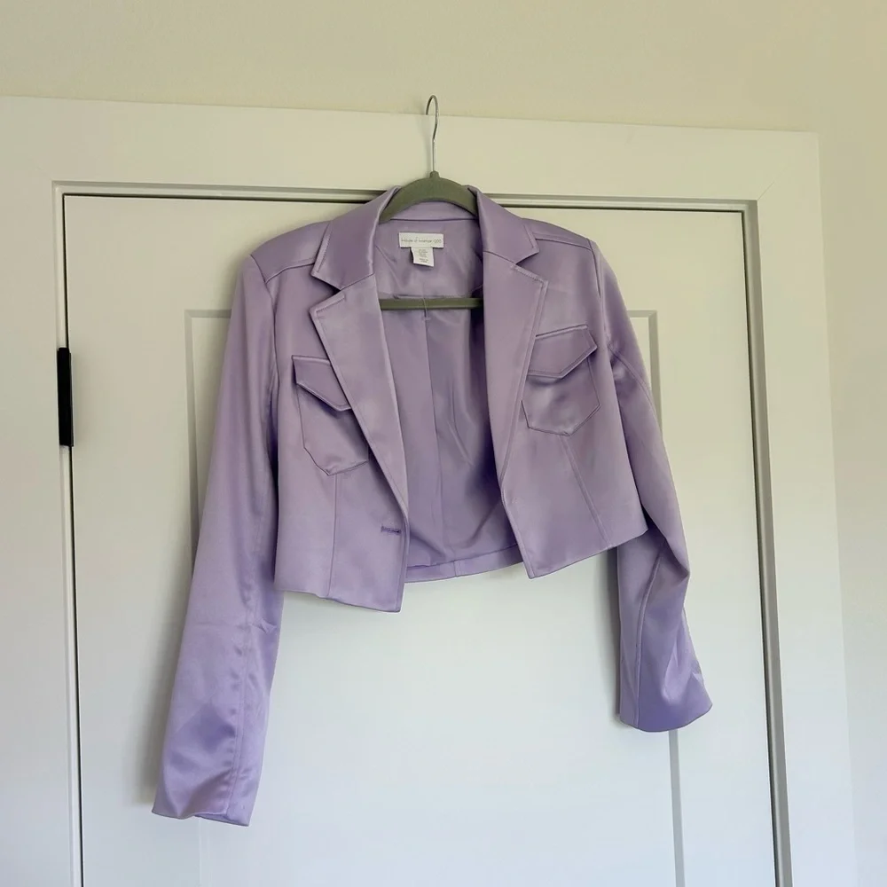 House of Harlow 1960 Gianna Cropped Blazer and Mini Skirt Set - Picture 1 of 9